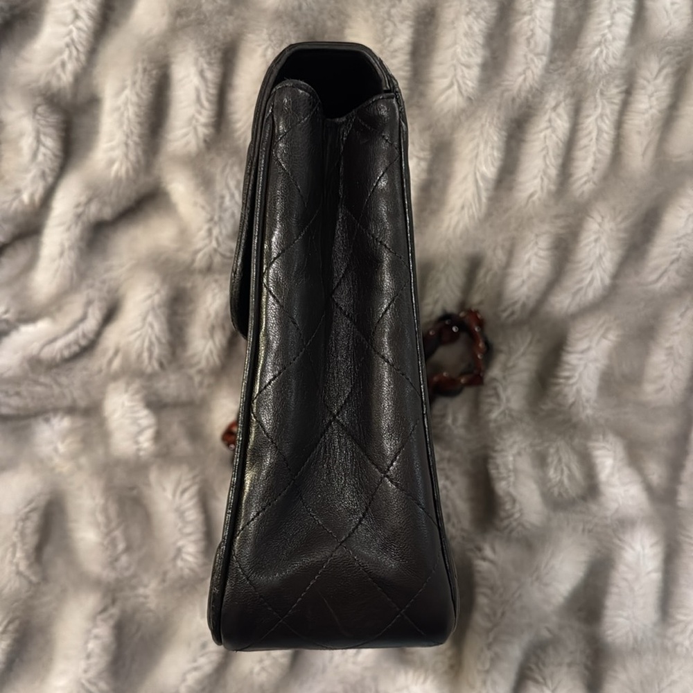 SOLD Chanel Tortoiseshell Lambskin Maxi Flap Bag - Picture 8 of 17